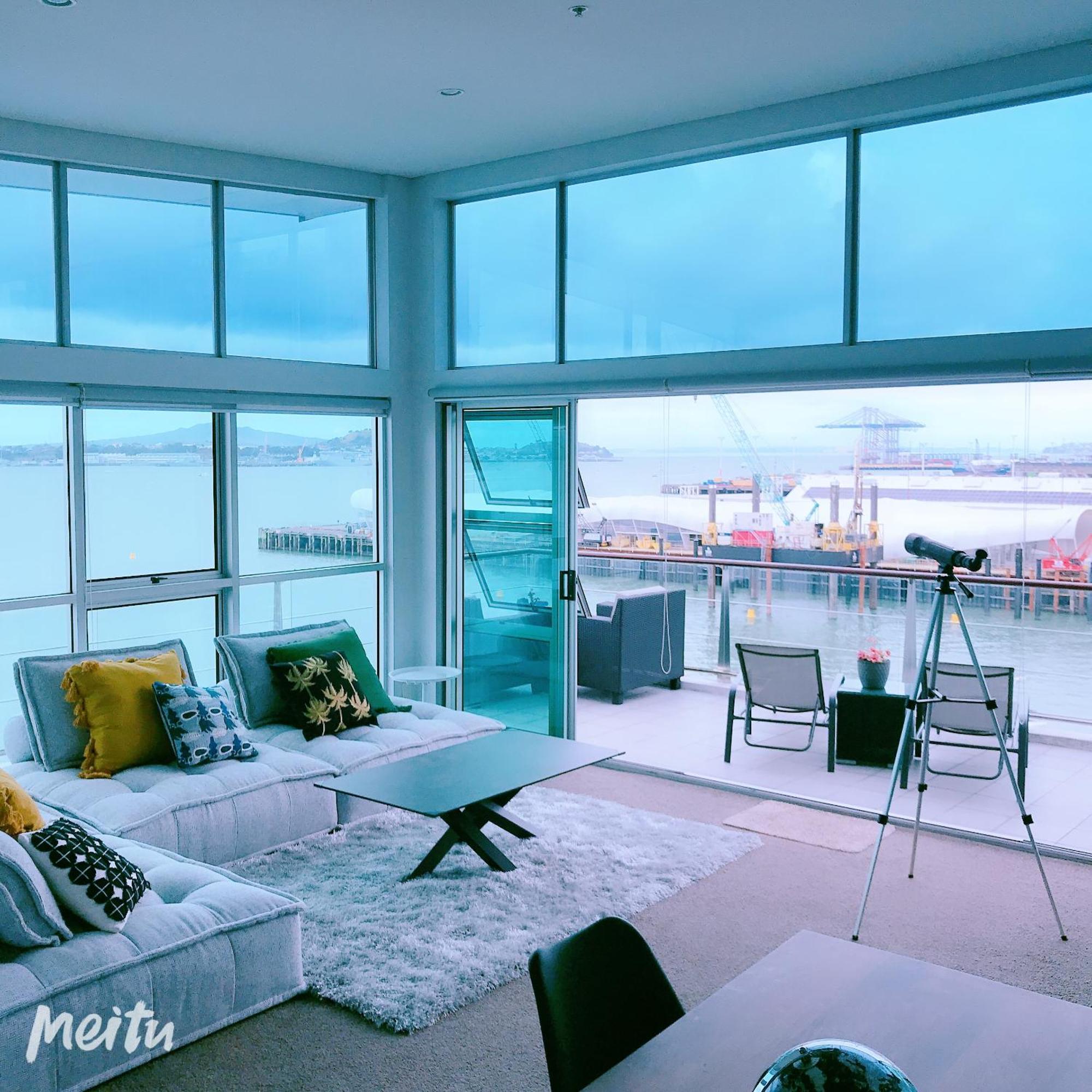 All New Lux Panoramic Sea-View Penthouse On Princes Wharf! The Heart Of Auckland Cbd! Free Parking! Appartement Buitenkant foto